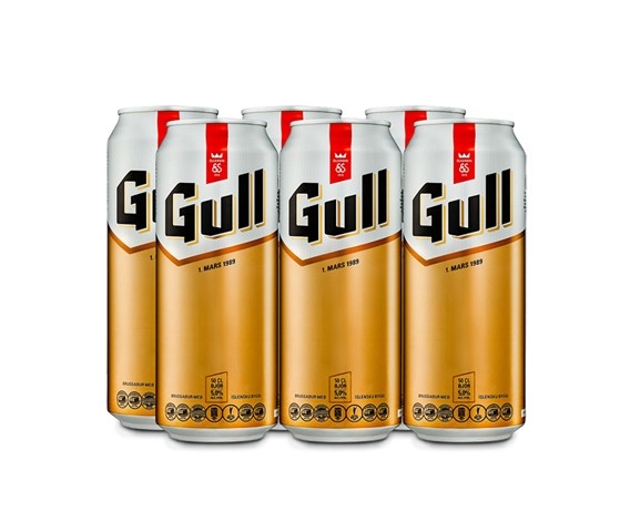 10 stk Egils GULL 5% 0,5 l