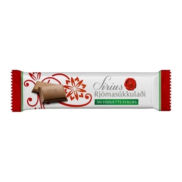 Síríus Rjóma chokolade, uden tilsat sukker 25g