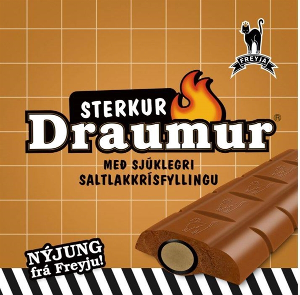 Freyja Sterkur Draumur Chokoladebar