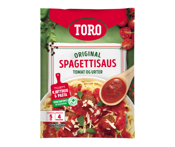 2 x TORO Spaghetti sósa 