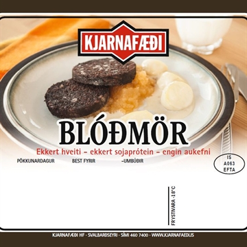 Blóðmör/Blodpølse
