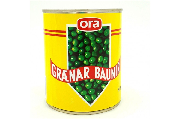 ORA Grønne ærter/ Grænar Baunir 1/1 ds.